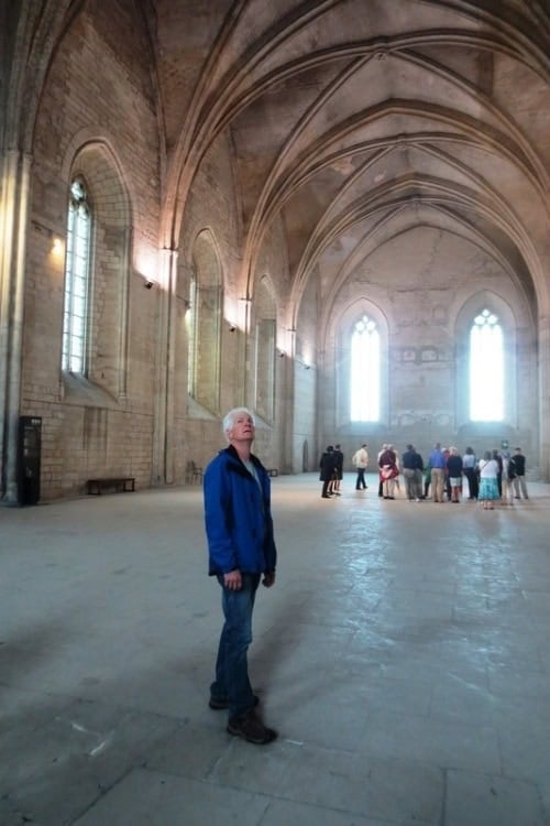Great hall in Pope's palace. Photo by Brent Cassie
