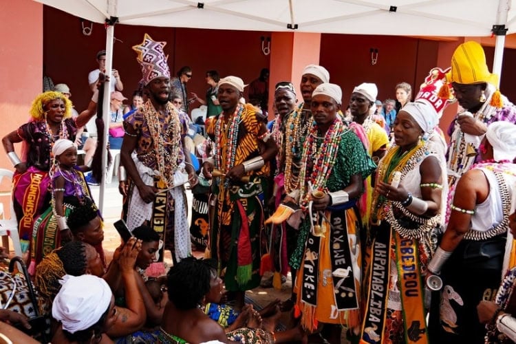 Invocation Ritual during the Vogun Days Voodoo Festival in Ouidah. Photo by Edward Placidi