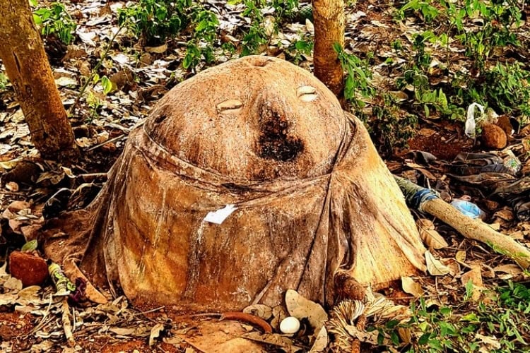 The Main Voodoo God in the Benin Village of Possotome. Photo by Edward Placidi