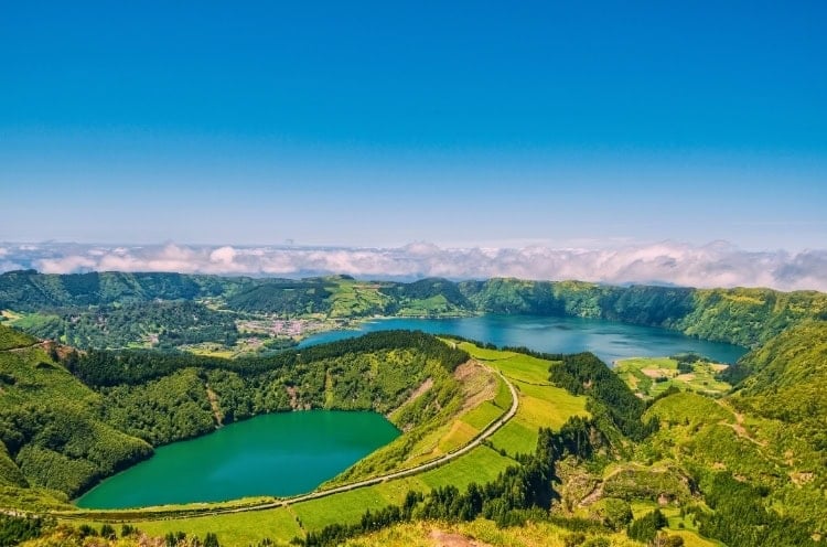 Sete Cidades, Sao Miguel Azores. Photo by sack from Getty Images Signature via Canva