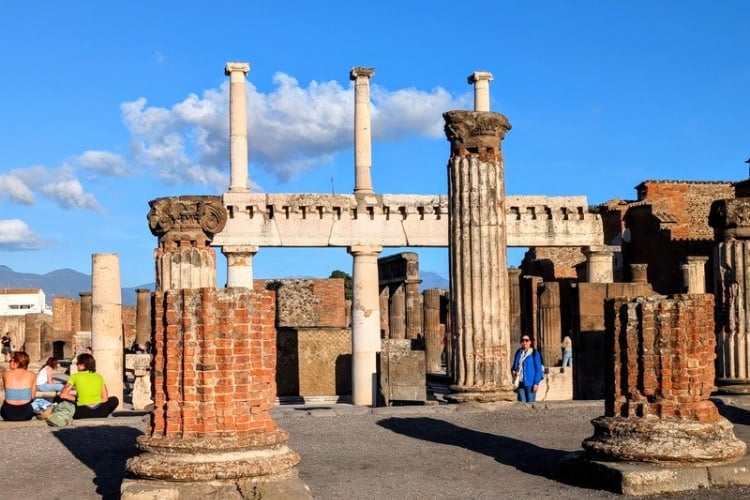 The Forum of Pompeii. Photo by Kathy Hosek