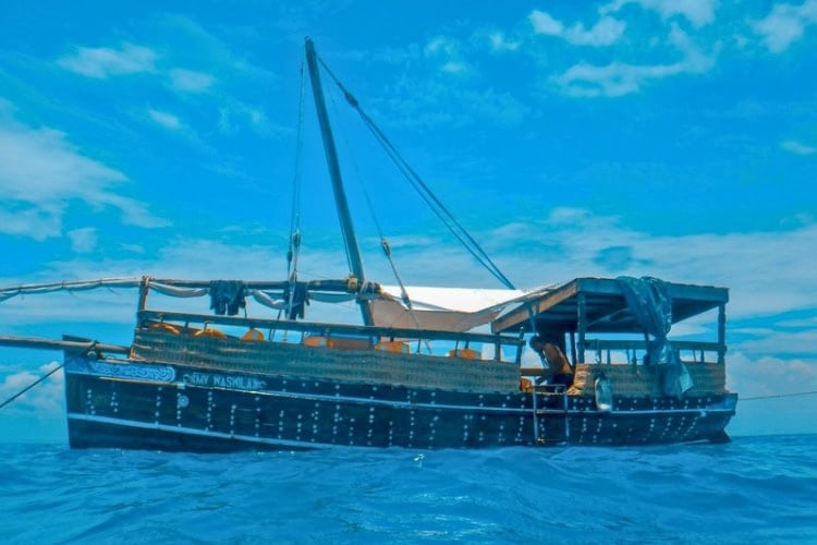 Traditional wooden dhow. Photo by Diane McLeish