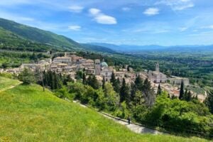 Assisi in the pastoral landscape of Umbria Province. Photo by Avery Chmelewski