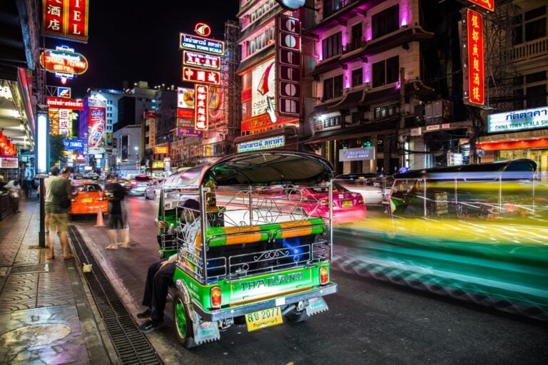 Bangkok at night. Image by lemaret pierrick's Images via Canva
