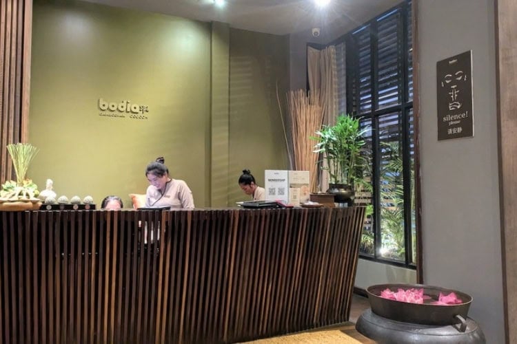 Bodia riverside spa for a relaxing retreat. Photo by author