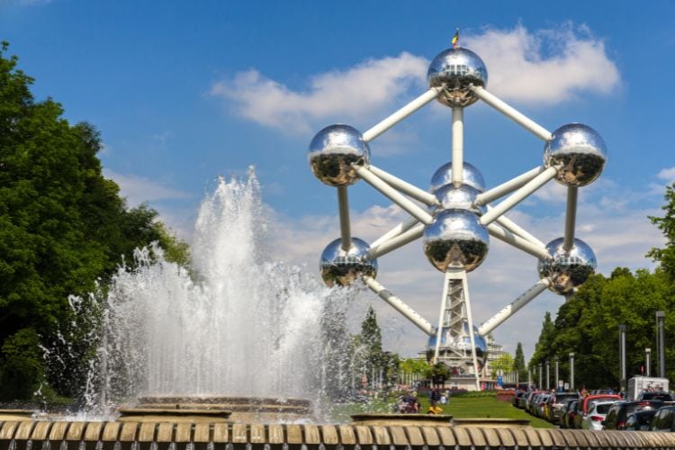 The unique Atomium in Brussels