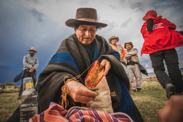 Don Pedro, a guide with the local tourism cooperative at Hu&aacute;nuco Pampa. Photo by Christian Declerq