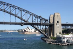 A picturesque departure from Sydney Harbour. Photo by Ayan Adak
