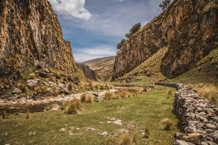 The Great Inca Trail, Qhapaq &Ntilde;an, in northern Peru. Photo by Christian Declerq
