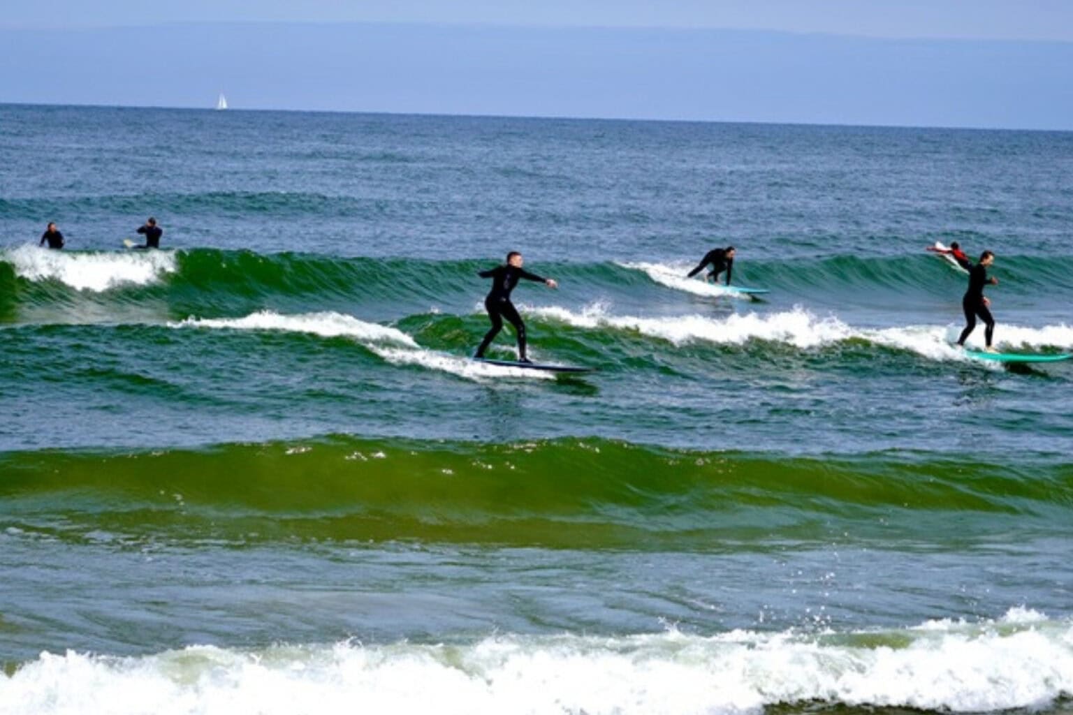Lithuania's next generation of surfers. Photo courtesy of SUPyness Surf School