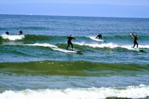 Lithuania's next generation of surfers. Photo courtesy of SUPyness Surf School