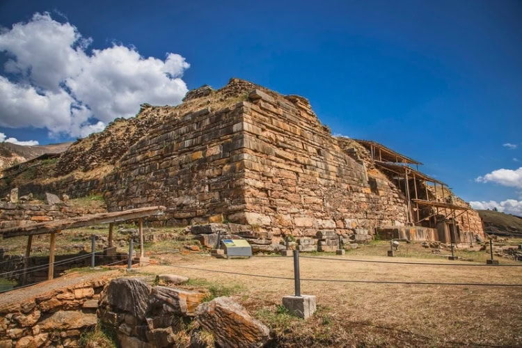 Ruins at Chavin de Huantar in northern Peru. Photo by Christian Declerq