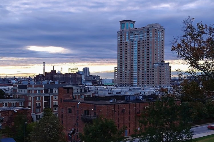 View from Federal Hill in Baltimore. Photo by Eric D. Goodman