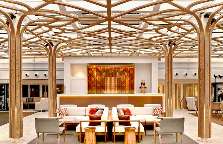 The Winter Garden area aboard the Viking Sky. Photo by Viking 