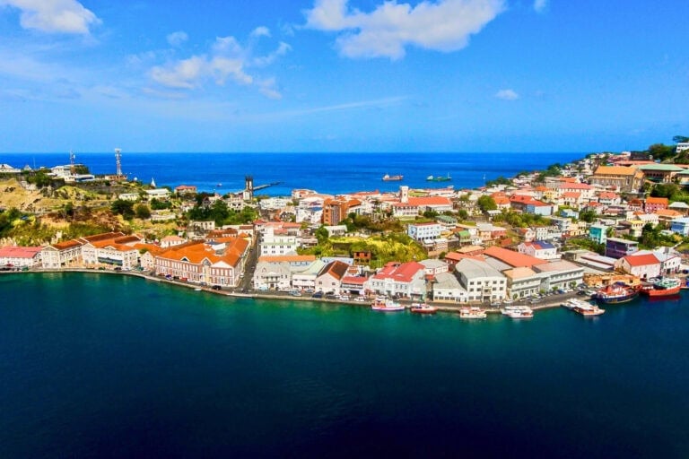 Aerial view of Grenada in the eastern Caribbean Sea. Photo by Hugh Whyte, Unsplash