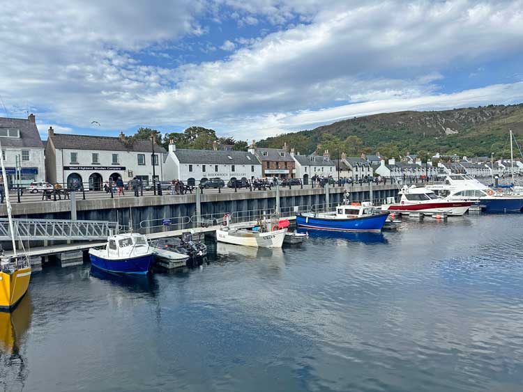 Ullapool waterfront. Photo by Janna Graber