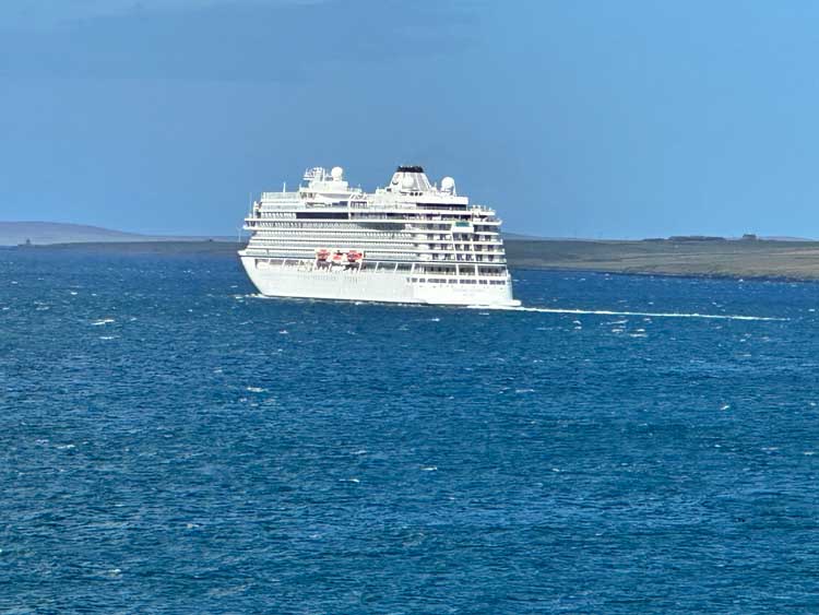 The Viking Sky in Scotland. Photo by Janna Graber