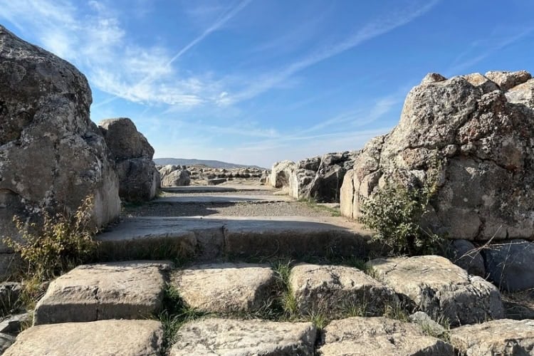 Entrance to the Great Temple complex. Photo by Paul Ehrlich