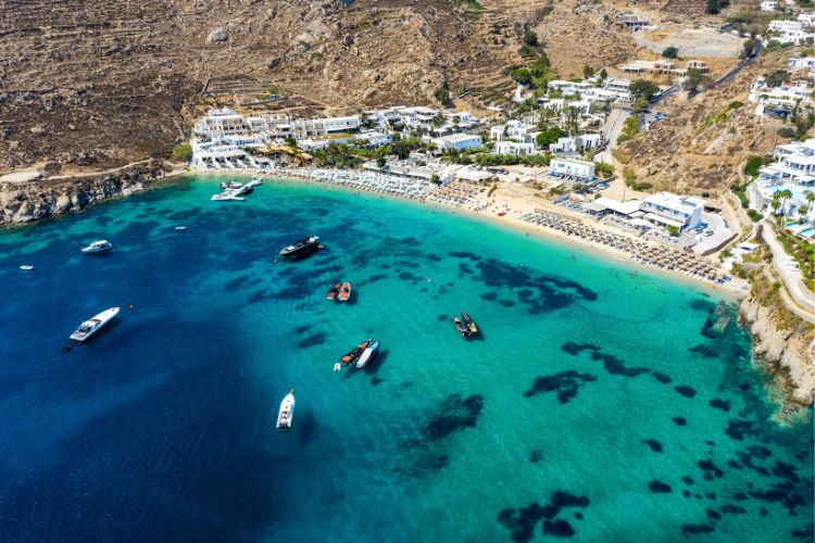 Psarou Beach Mykonos