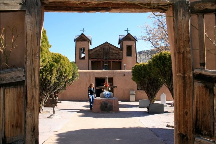 Santuario de Chimayo in Chimay&oacute;. Photo by Brent Cassie