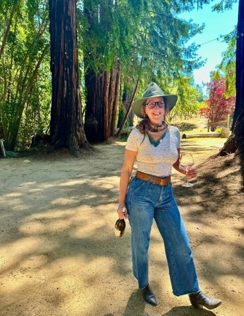 Taking a stroll through Wrights Station Vineyard & Winery. Photo by Donna Sozio