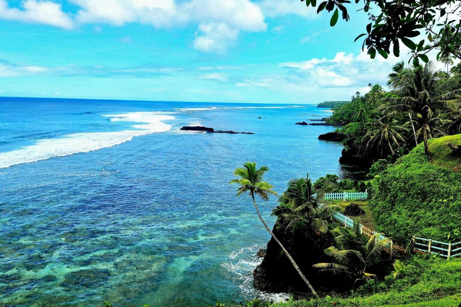 The stunning coastline near the To Sua Ocean Trench. Photo by Edward Placidi