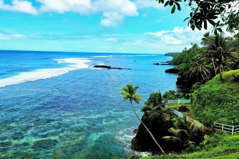 The stunning coastline near the To Sua Ocean Trench. Photo by Edward Placidi