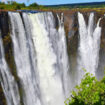 Victoria Falls, one of the seven wonders of the world, seen here on the Zimbabwe side. Photo by Tab Hauser