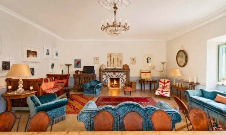 A place of respite at Villa Lina. One of the eclectic drawing rooms at Casa Vostra Landmark residence. Photo by Carlos Omar Gardinet