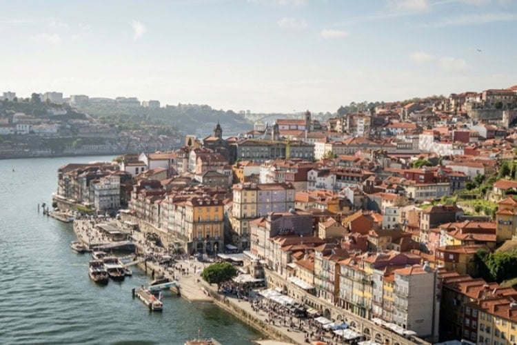 Aerial view of houses in Porto, Portugal. Photo by Matt Roskovec, Unsplash