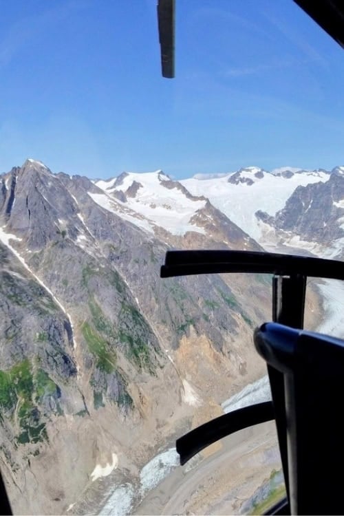Snow-capped world en route to Mendenhall Glacier. Photo by Dorothy Maillet