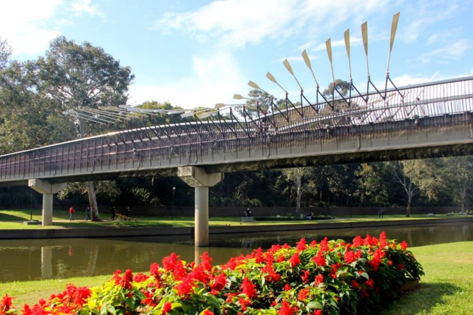 One of many bridges on the Parramatta River. Photo courtesy of Ayan Adak