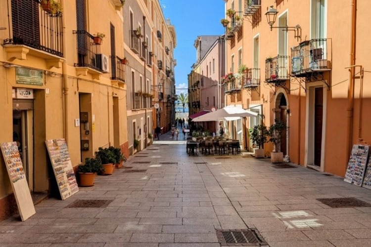 Marina District in Cagliari