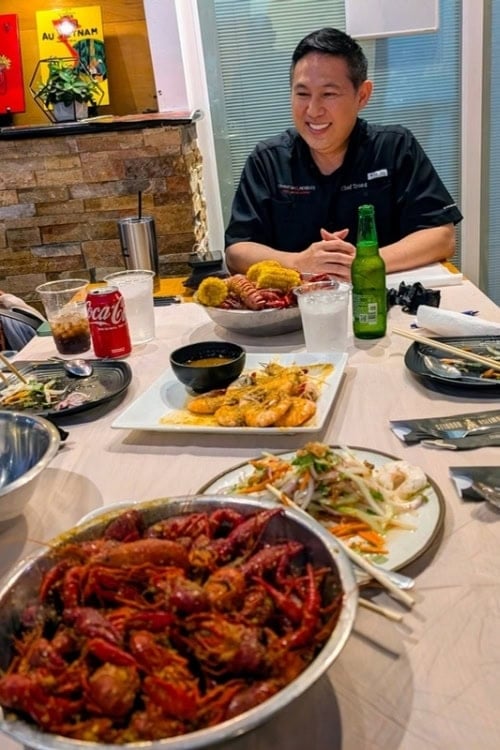 Chef Trong Nguyen of Crawfish & Noodles is known for bringing Houston's unique style of Viet-Cajun cuisine to a wide audience. Photo by Craig Stoltz