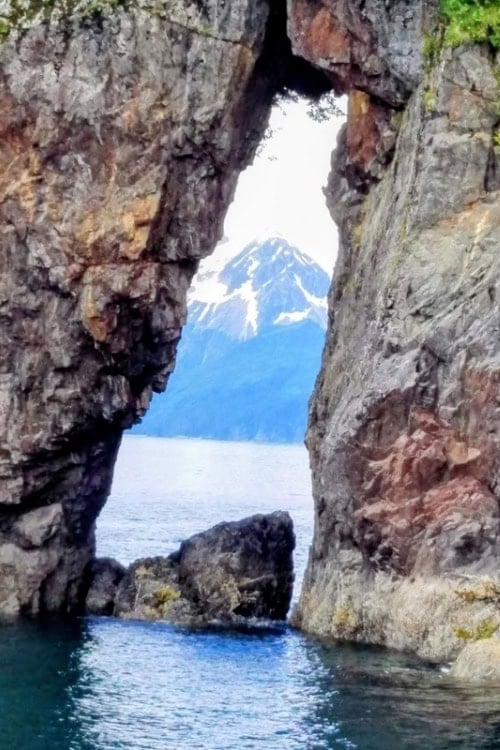 Glacial-sculpted arches around the Kenai Peninsula. Photo by Dorothy Maillet