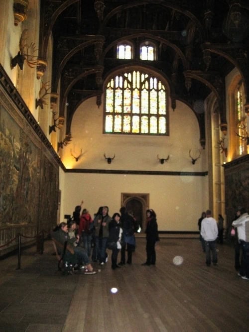 Great Hall at Hampton Court Palace. Photo by Brent Cassie
