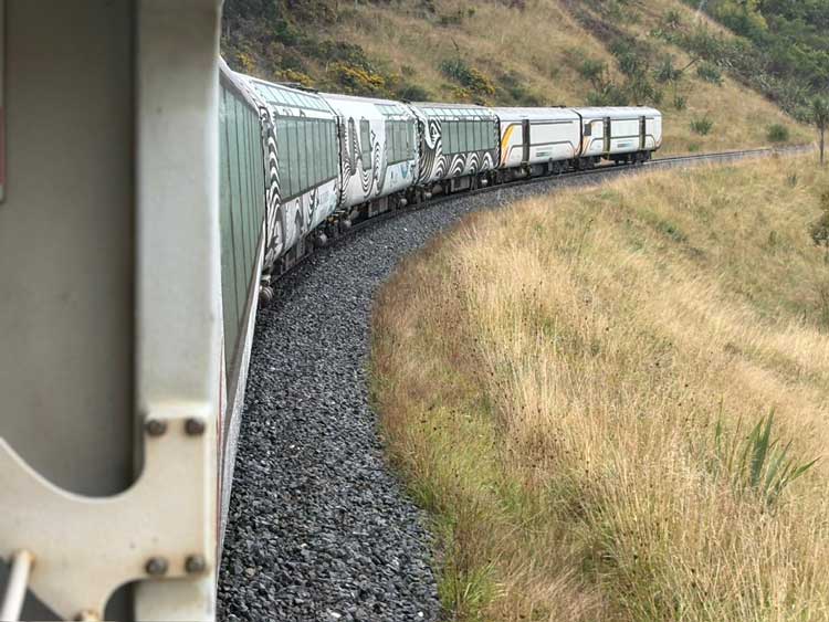Train Travel in New Zealand with Great Journeys New Zealand. Photo by Benjamin Rader