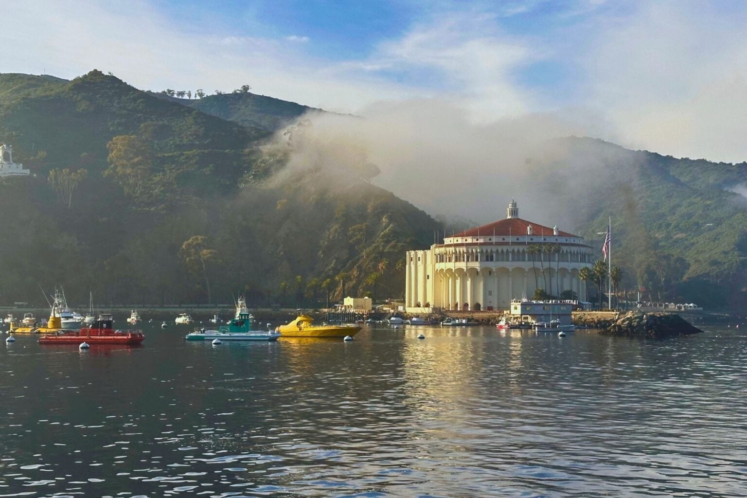 Historic Casino in Avalon Harbor. Photo by Don Mankin