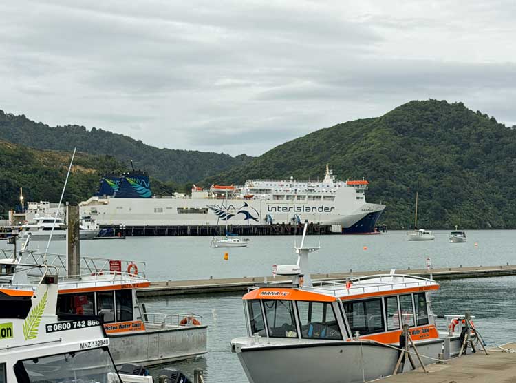 The Interisland ferry in New Zealand runs between the North and South Islands. Photo by Janna Graber