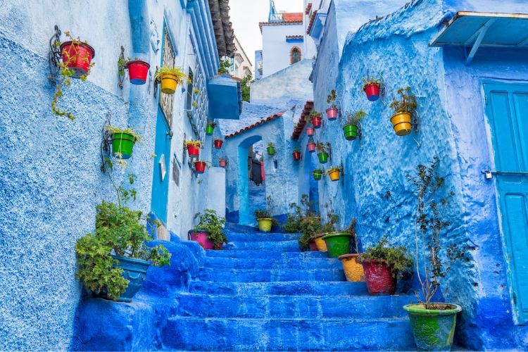 Blue streets of Chefchaouen