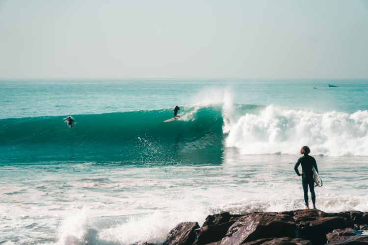 Surfing at Anchor Point