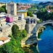 Mostar and the Stori Most bridge that is a popular jumping spot. Image Omer Nezih Gerek via Unsplash