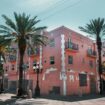 Pink concrete building in Little Havana, Miami, FL. Photo by Kian Lem, Unsplash