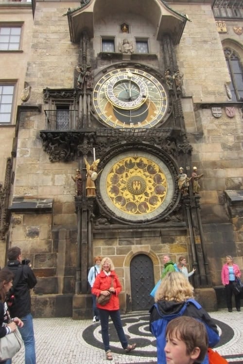 The famous Prague Astronomical Clock in Prague. Photo by Brent Cassie