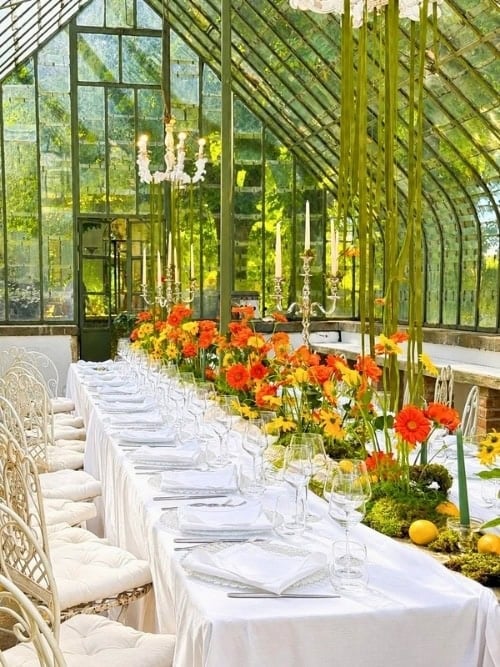The greenhouse of the 1890 Conservatory at Casa Vostra Landmark Residence. Photo credit: Villa Lina