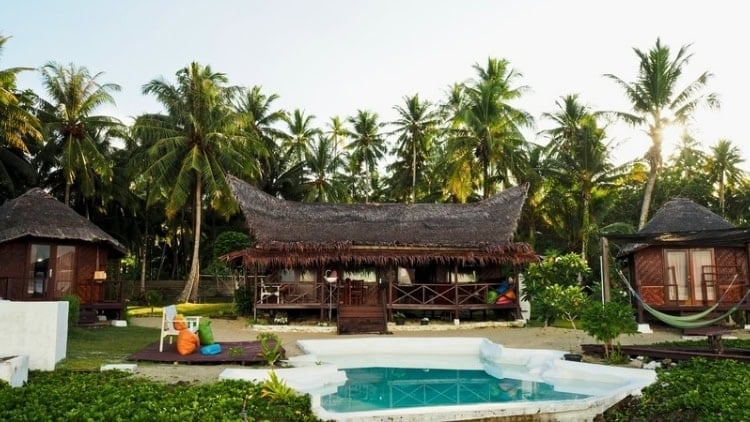 Simeulue Surf Lodges in Simeulue Island, hosting up to only 8 guests at any one time. The perfect balance of company and solitude. Photo by Alex Benaud