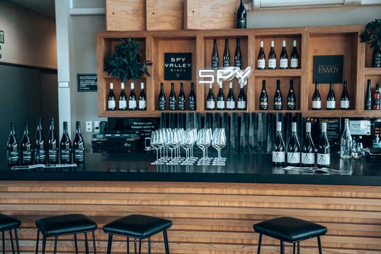 Wine tasting at Spa Valley Wines. Photo courtesy Spy Valley Wines