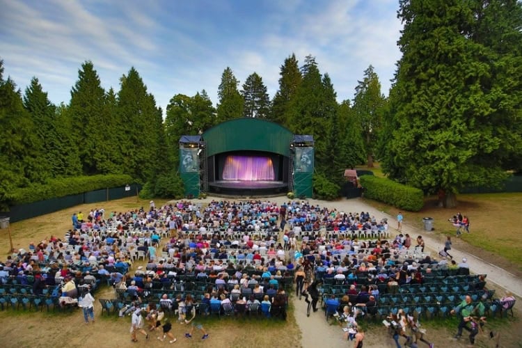 Theatre Under the Stars in Stanley Park. Photo courtesy of Destination BC