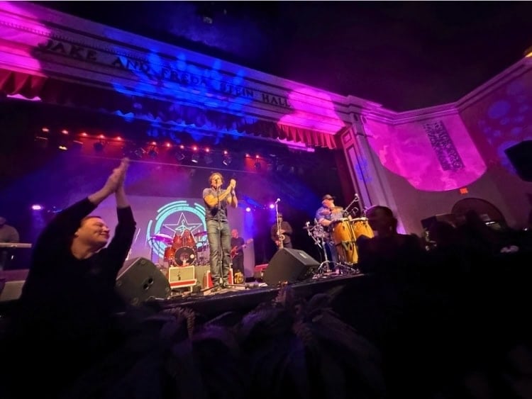 Steve Azar, one of Mississippi's cultural ambassadors, performs with his band for cruise passengers on an excursion to the small town of Greenville, now a regular stop for Viking cruises. Photo by Terri Colby