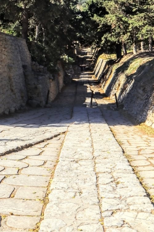 The Royal Road at Knossos. Photo by Frank Hosek
